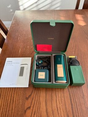 Ulike Portable Hair Removal Device - Green & Rose Gold